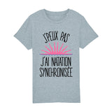 T-Shirt Enfant J'peux pas j'ai natation synchronisée 