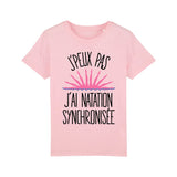 T-Shirt Enfant J'peux pas j'ai natation synchronisée 