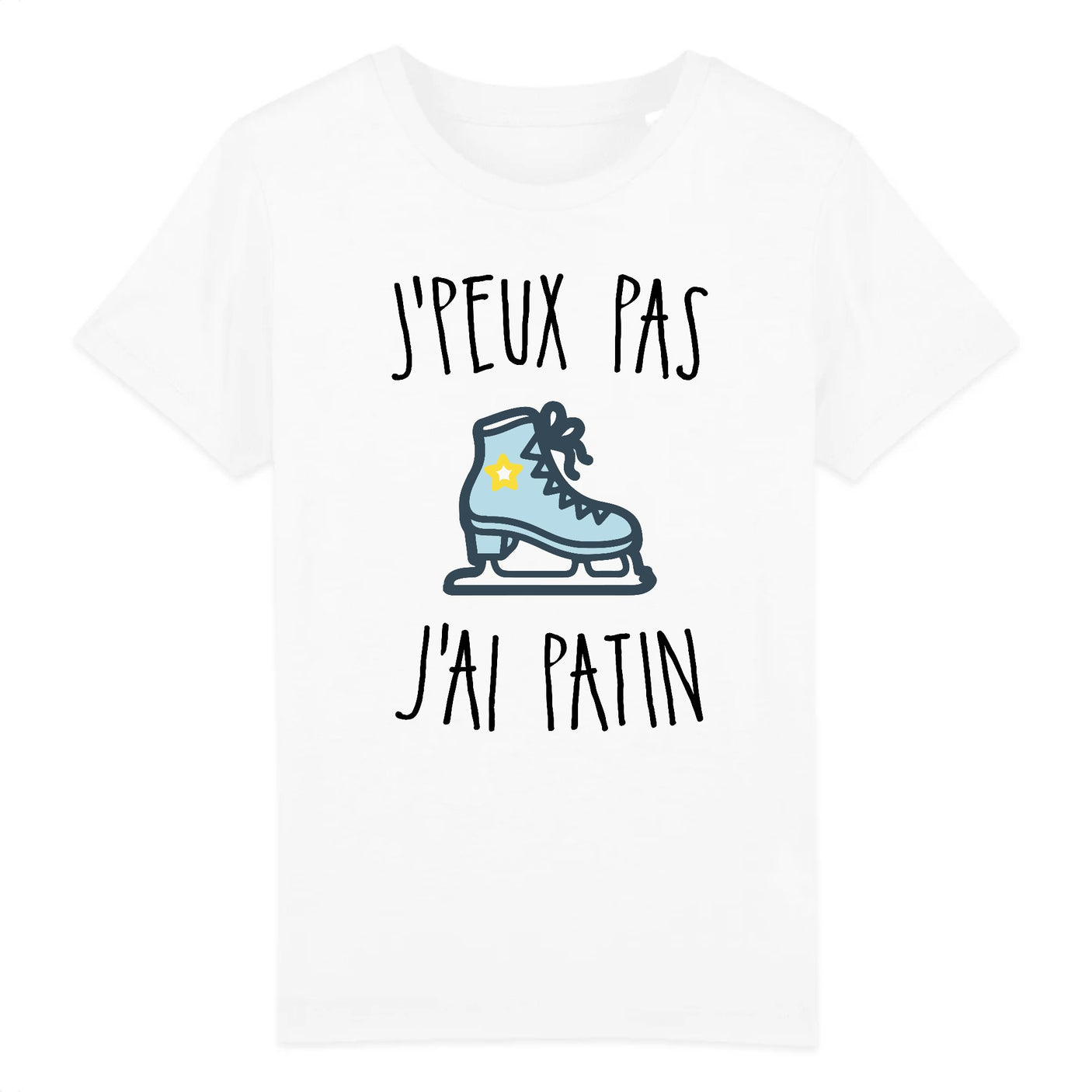 T-Shirt Enfant J'peux pas j'ai patin 