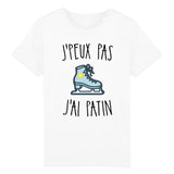 T-Shirt Enfant J'peux pas j'ai patin 