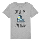 T-Shirt Enfant J'peux pas j'ai patin 