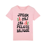 T-Shirt Enfant J'peux pas j'ai pelote basque 