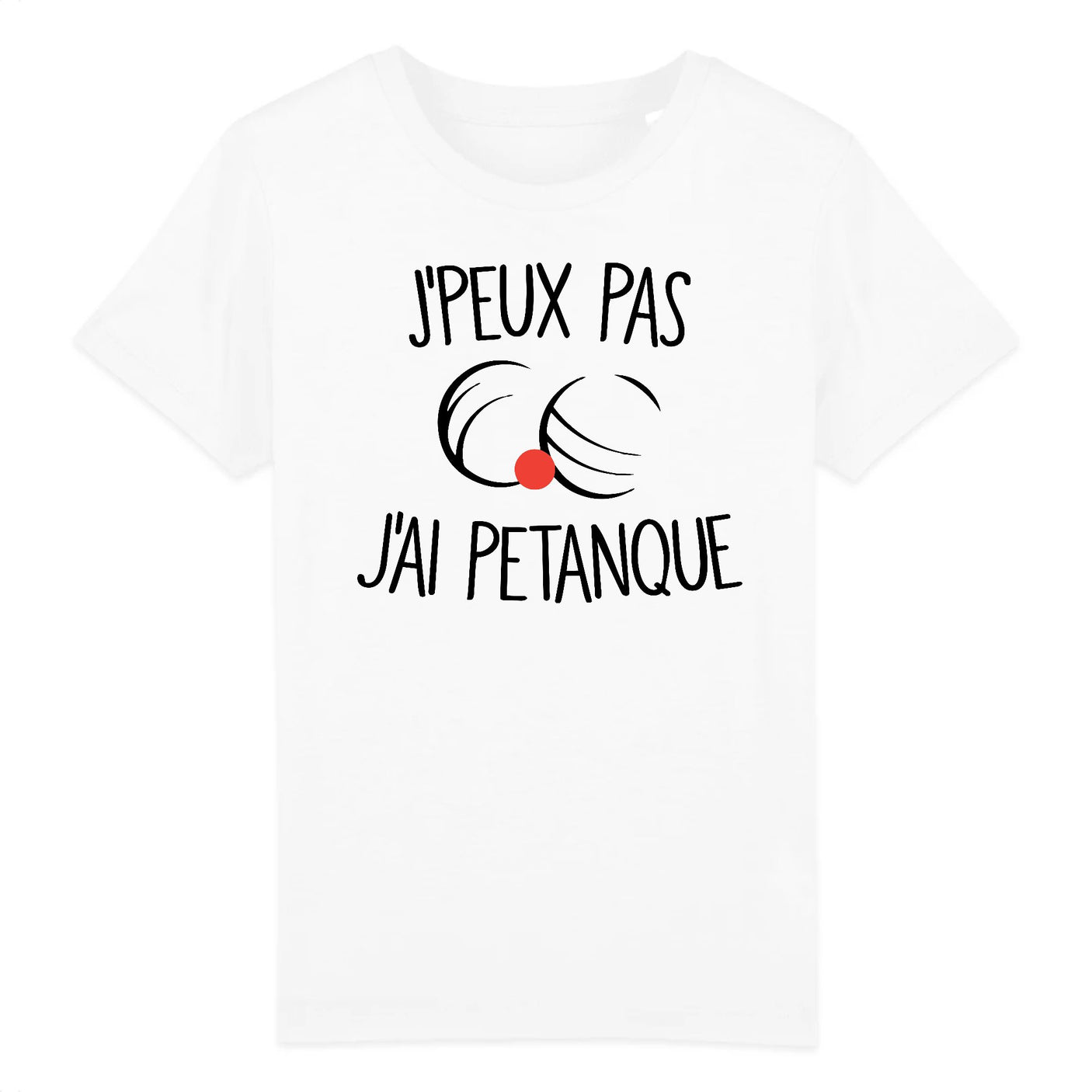 T-Shirt Enfant J'peux pas j'ai pétanque 