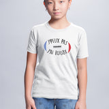 T-Shirt Enfant J'peux pas j'ai rugby Blanc