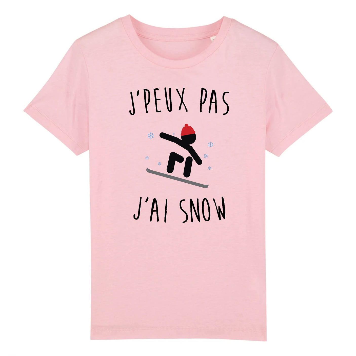 T-Shirt Enfant J'peux pas j'ai snow 