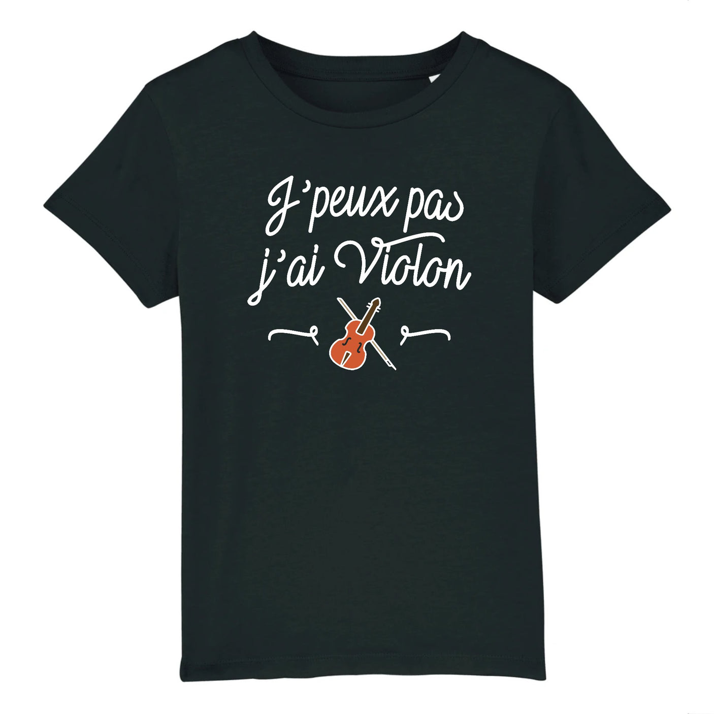 T-Shirt Enfant J'peux pas j'ai violon 