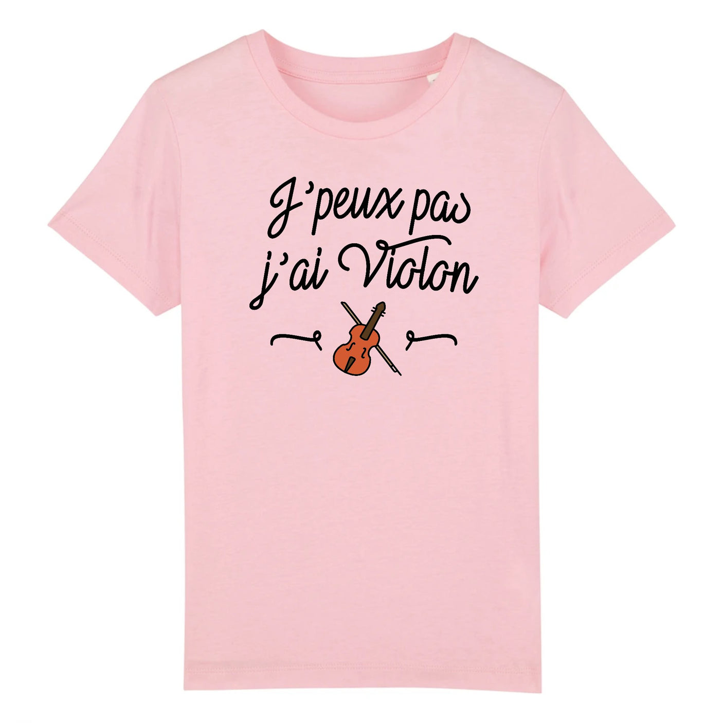 T-Shirt Enfant J'peux pas j'ai violon 