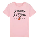 T-Shirt Enfant J'peux pas j'ai violon 