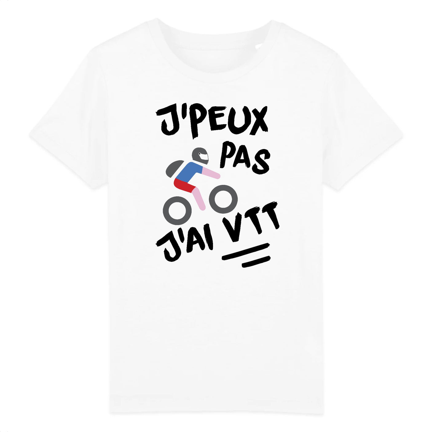 T-Shirt Enfant J'peux pas j'ai VTT 