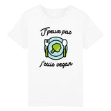 T-Shirt Enfant J'peux pas j'suis vegan 