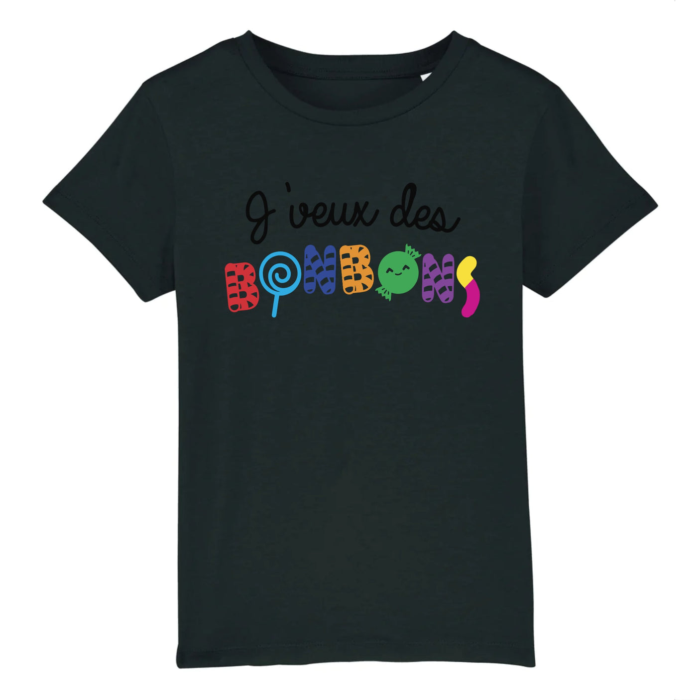 T-Shirt Enfant J'veux des bonbons 