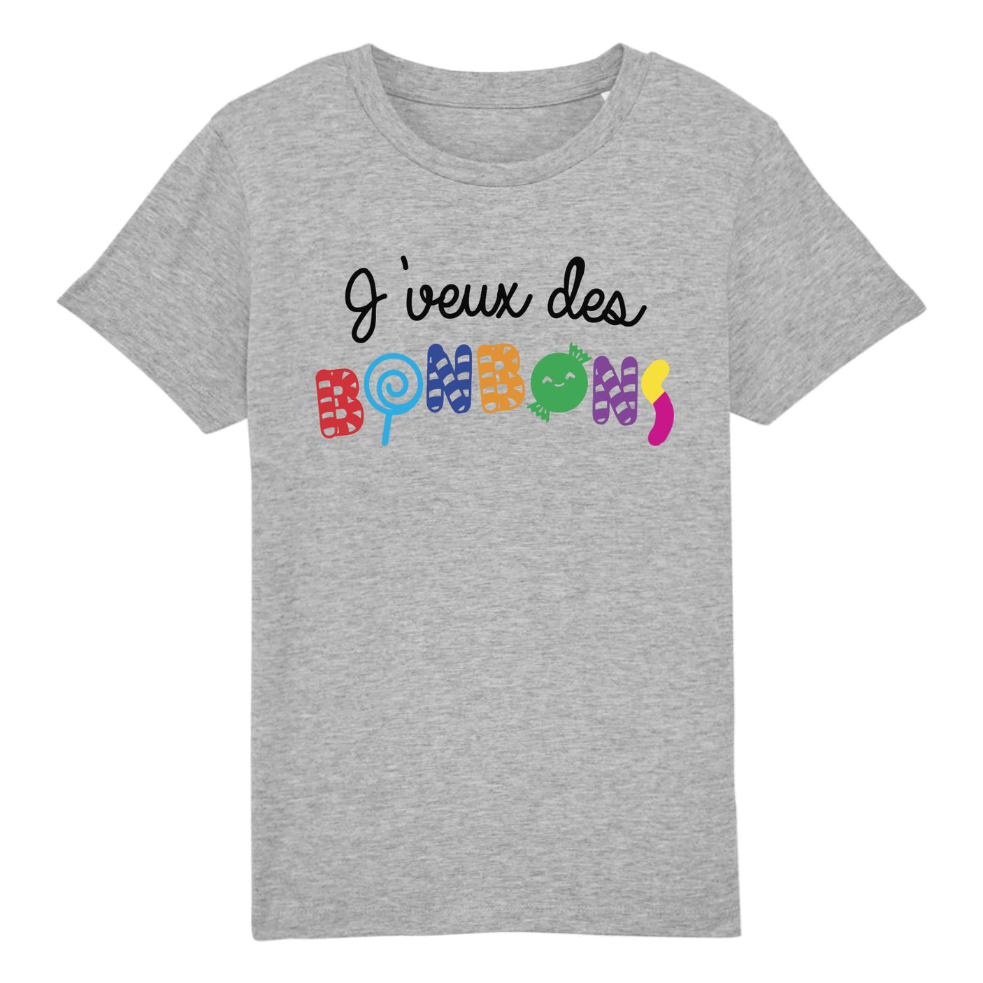 T-Shirt Enfant J'veux des bonbons 