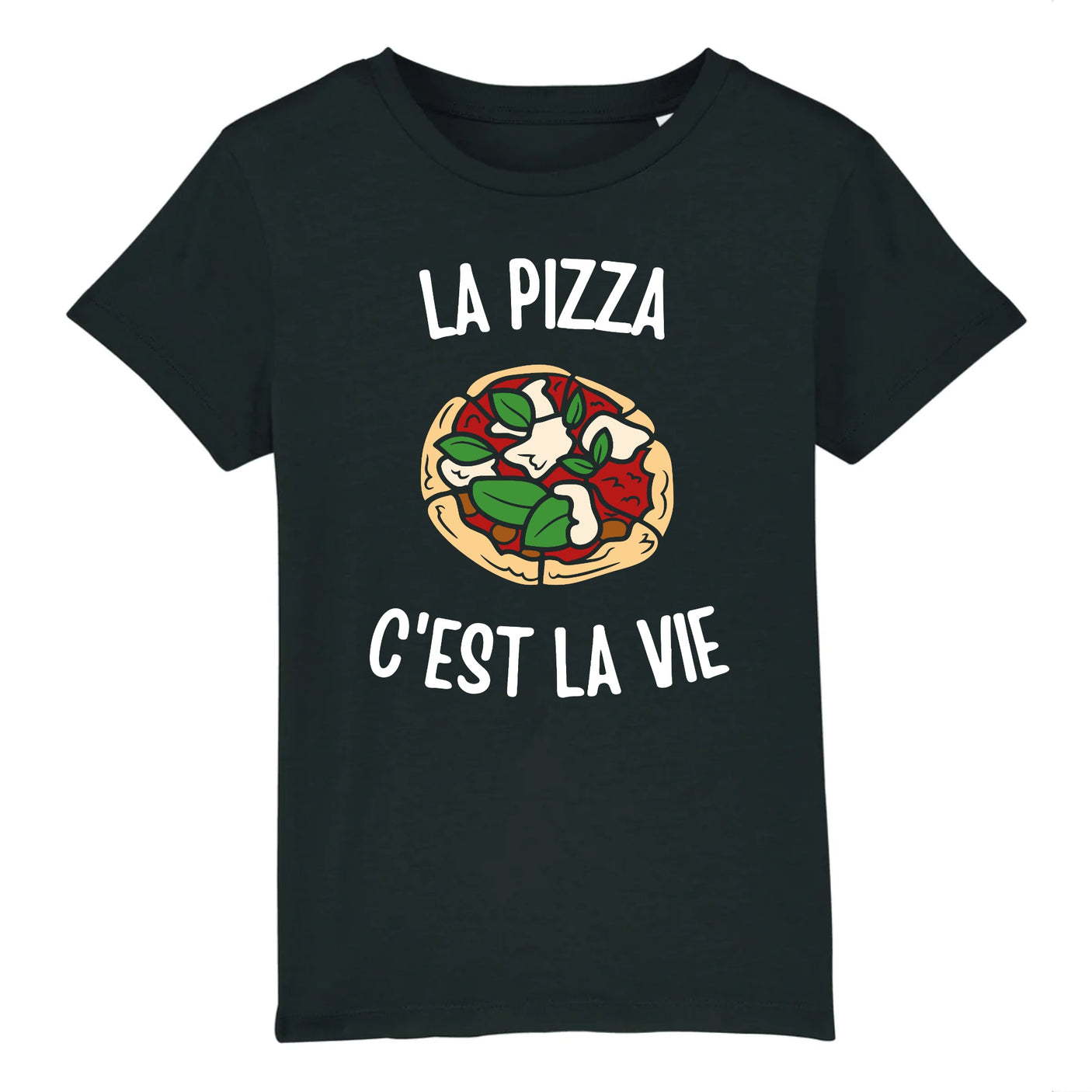 T-Shirt Enfant La pizza c'est la vie 