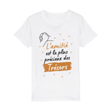 T-Shirt Enfant L'amitié le plus précieux des trésors 