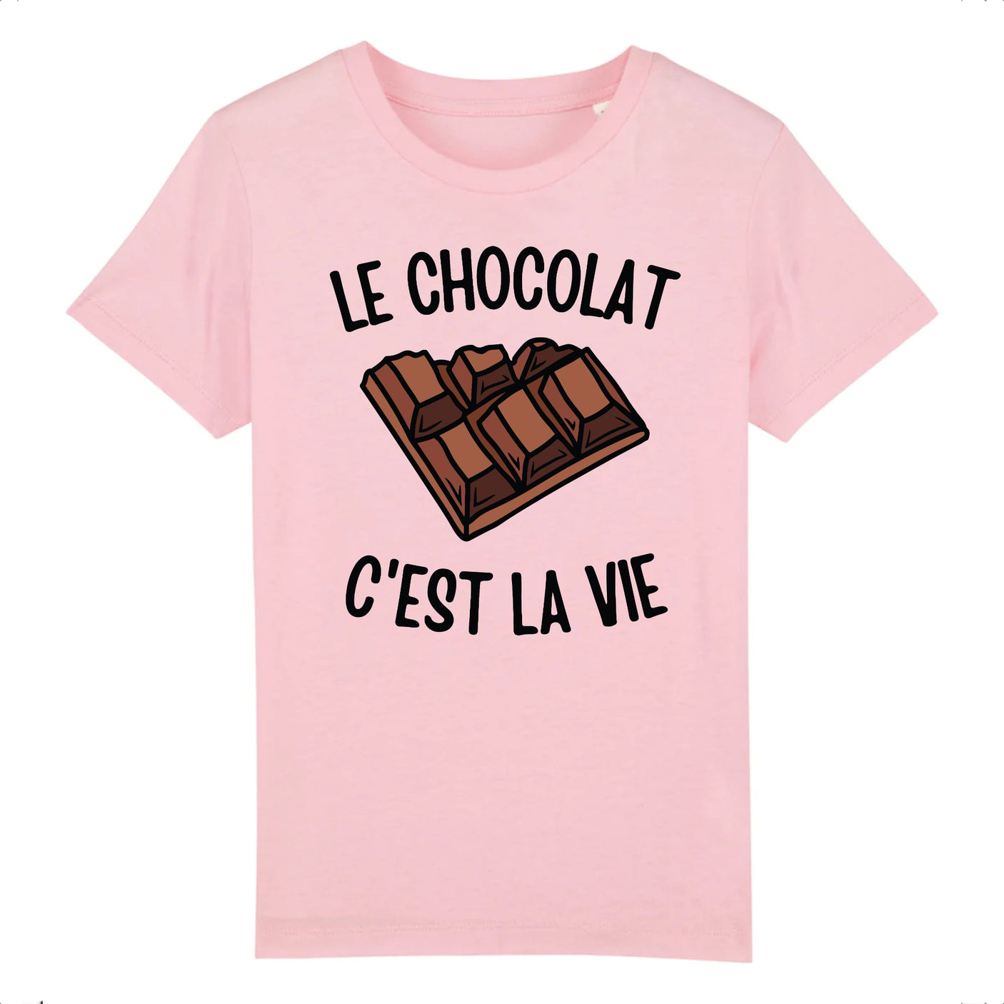 T-Shirt Enfant Le chocolat c'est la vie 