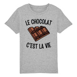 T-Shirt Enfant Le chocolat c'est la vie 