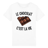 T-Shirt Enfant Le chocolat c'est la vie 