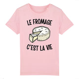 T-Shirt Enfant Le fromage c'est la vie 