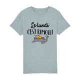 T-Shirt Enfant Le lundi c'est ramolli 