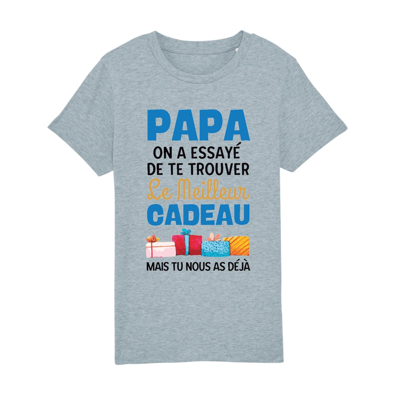 T-Shirt Enfant Le meilleur cadeau pour papa 