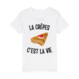 T-Shirt Enfant Les crêpes c'est la vie 