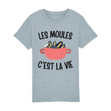 T-Shirt Enfant Les moules c'est la vie 