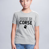 T-Shirt Enfant Made in Corse Gris