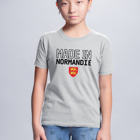 T-Shirt Enfant Made in Normandie Gris