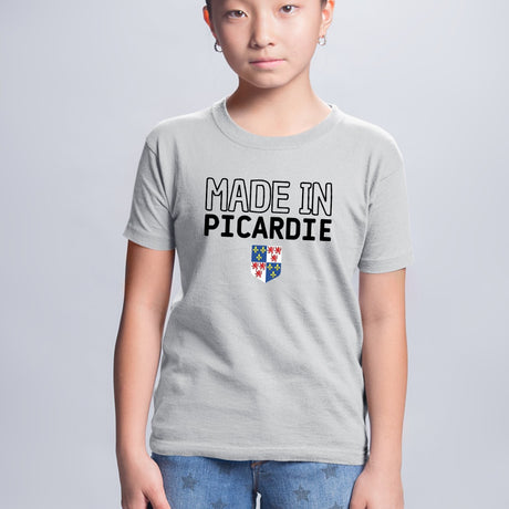 T-Shirt Enfant Made in Picardie Gris