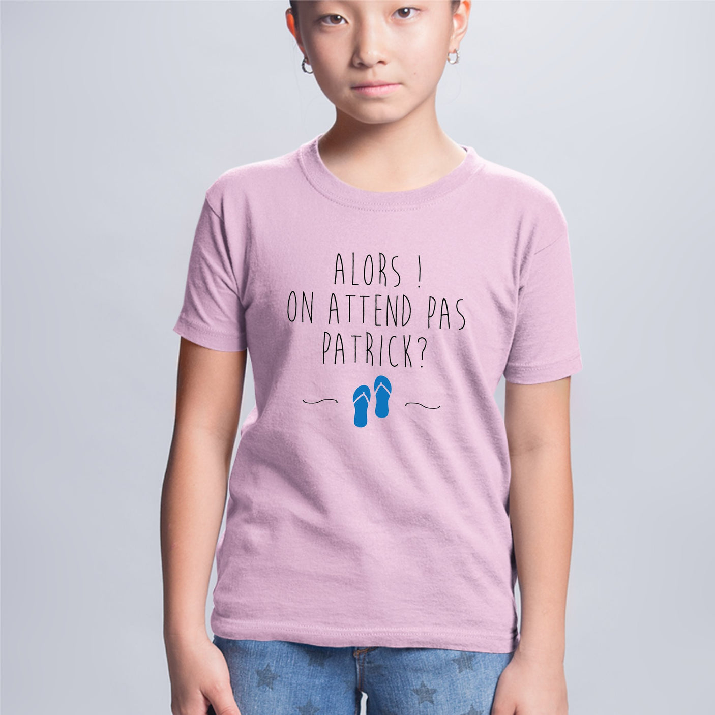 T-Shirt Enfant On attend pas Patrick Rose