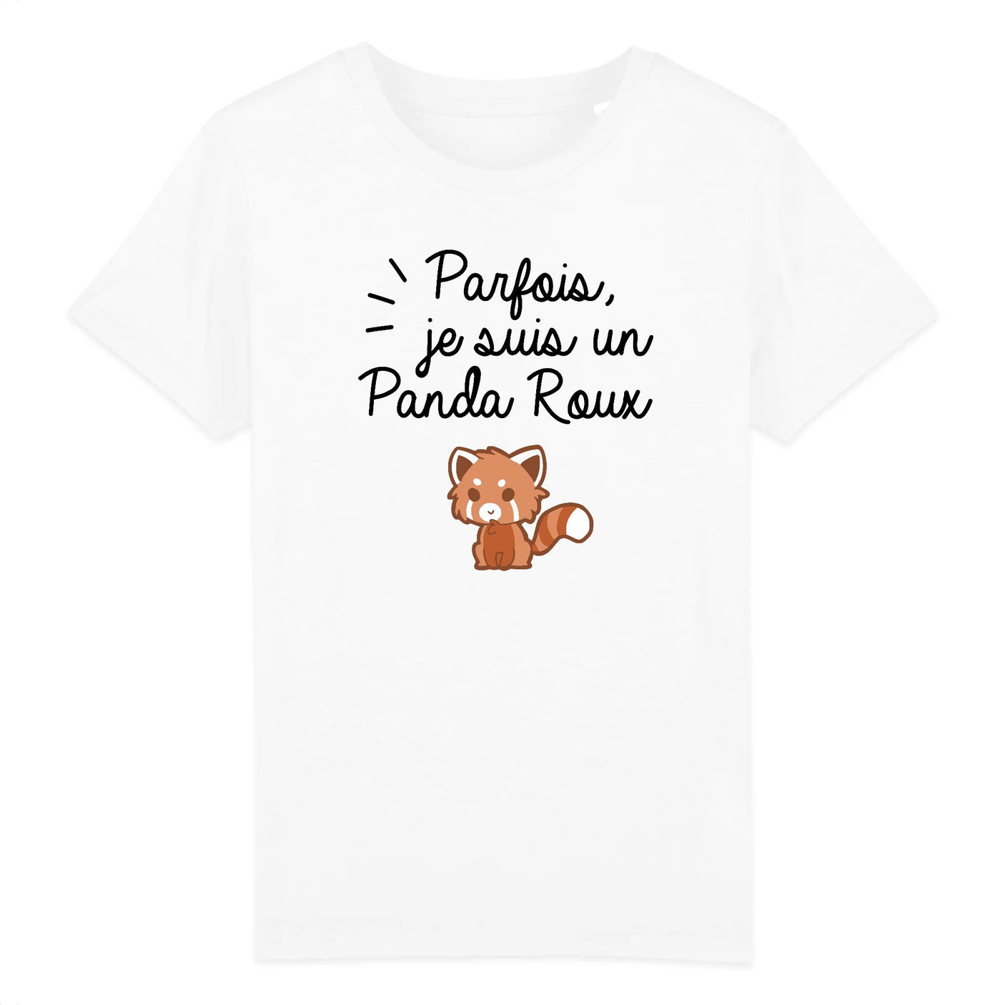 T-Shirt Enfant Panda roux 