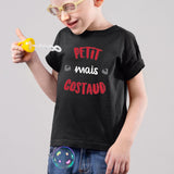 T-Shirt Enfant Petit mais costaud Noir