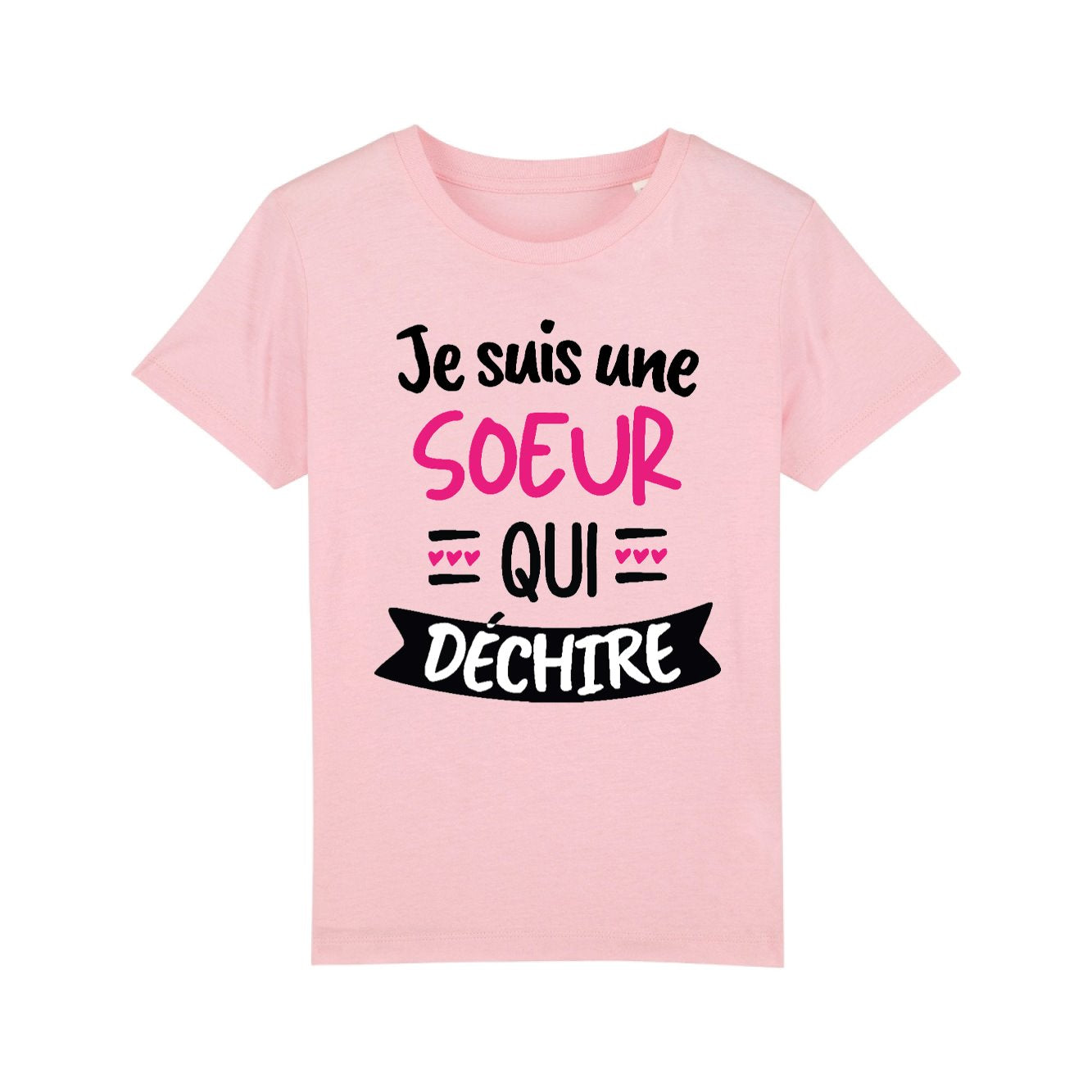 T-Shirt Enfant Soeur qui déchire 