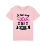 T-Shirt Enfant Soeur qui déchire 