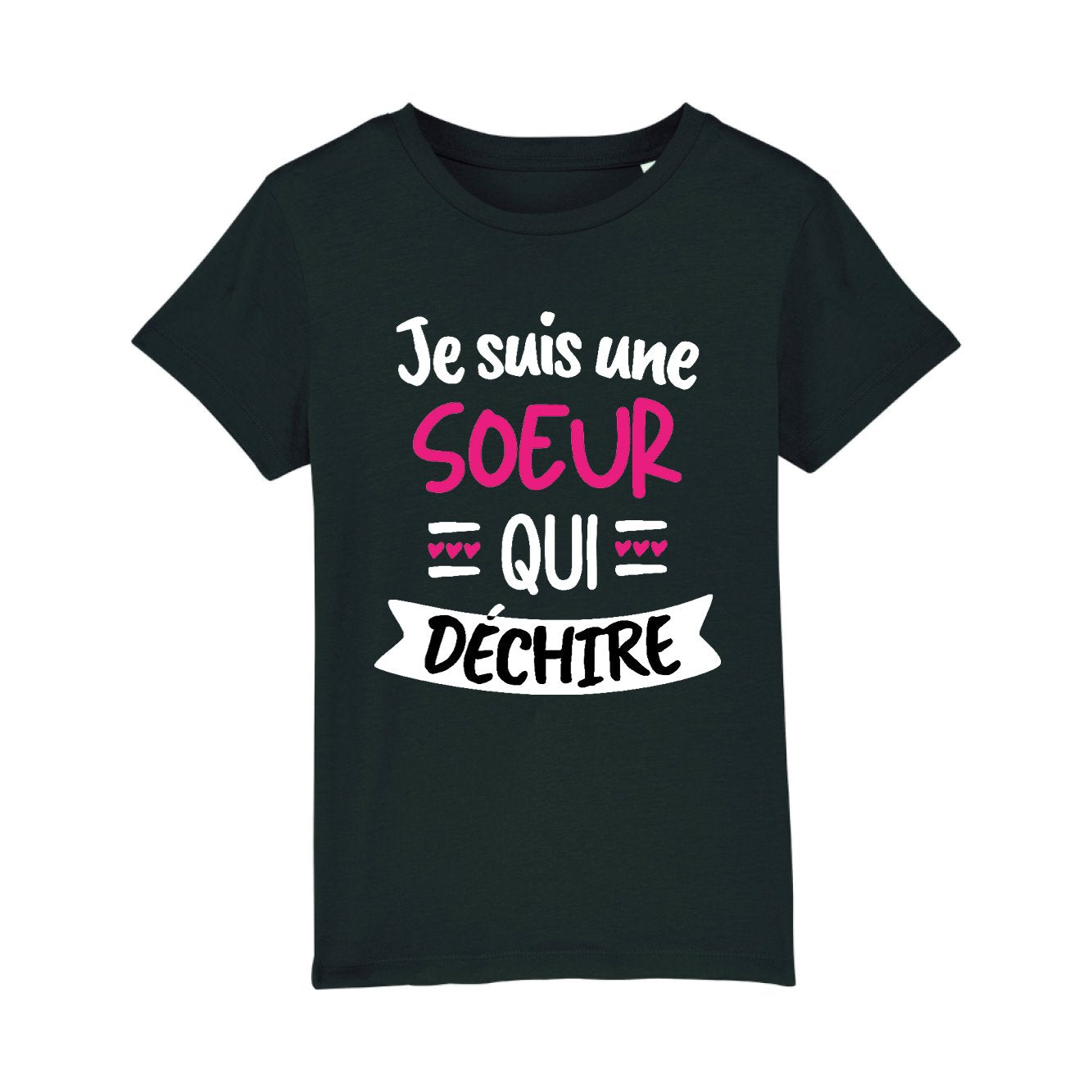 T-Shirt Enfant Soeur qui déchire 