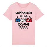 T-Shirt Enfant Supporter de la France comme papa 