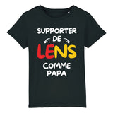 T-Shirt Enfant Supporter de Lens comme papa 