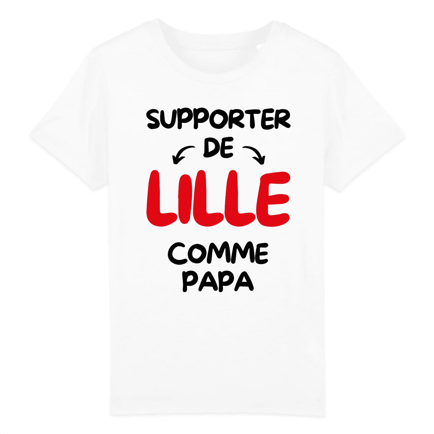 T-Shirt Enfant Supporter de Lille comme papa 