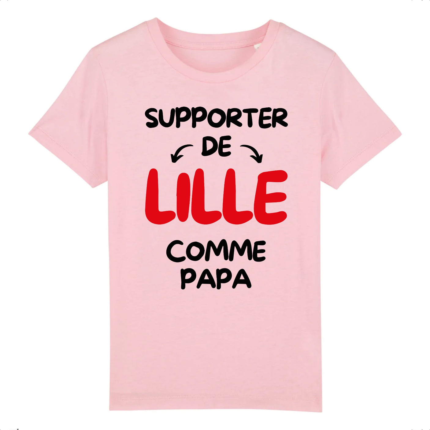 T-Shirt Enfant Supporter de Lille comme papa 