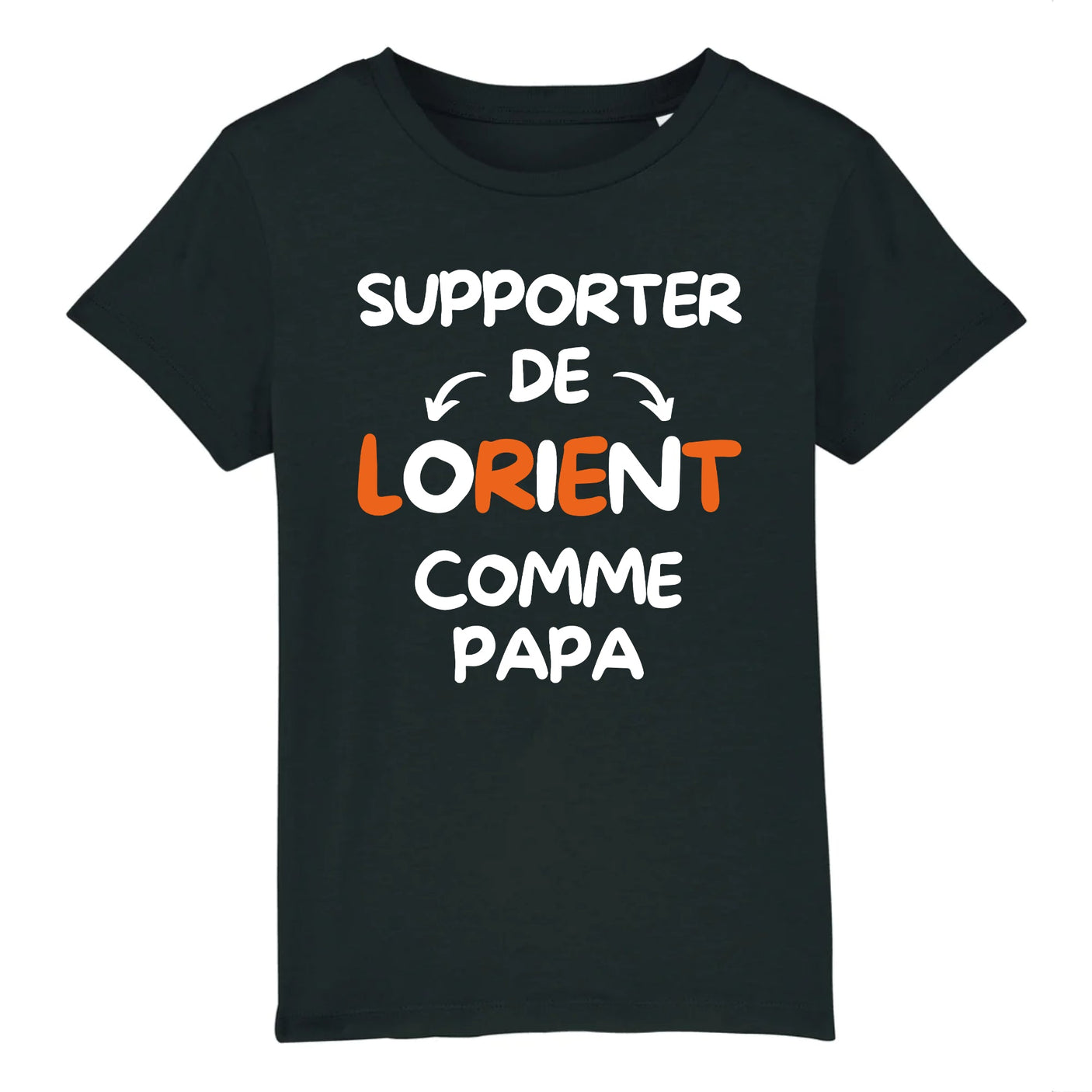 T-Shirt Enfant Supporter de Lorient comme papa 