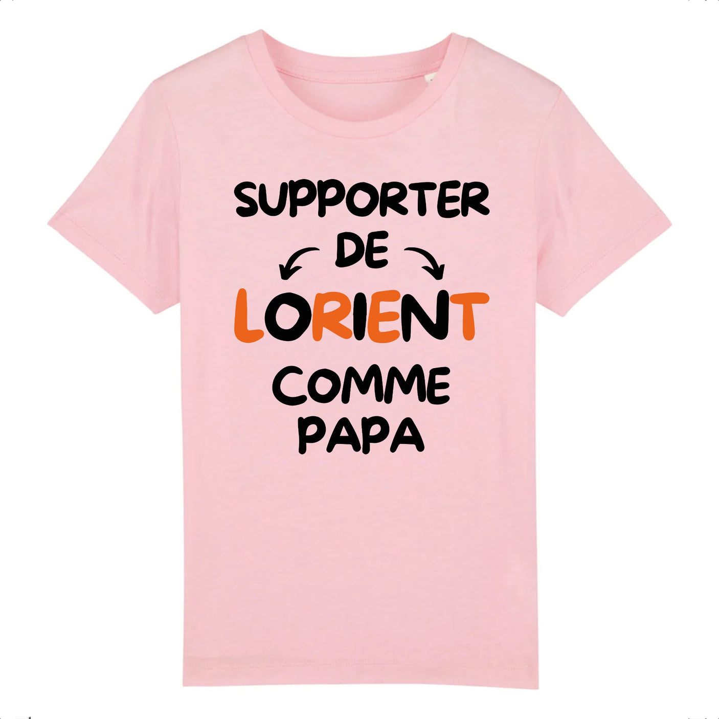 T-Shirt Enfant Supporter de Lorient comme papa 