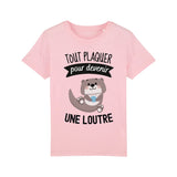 T-Shirt Enfant Tout plaquer pour devenir une loutre 