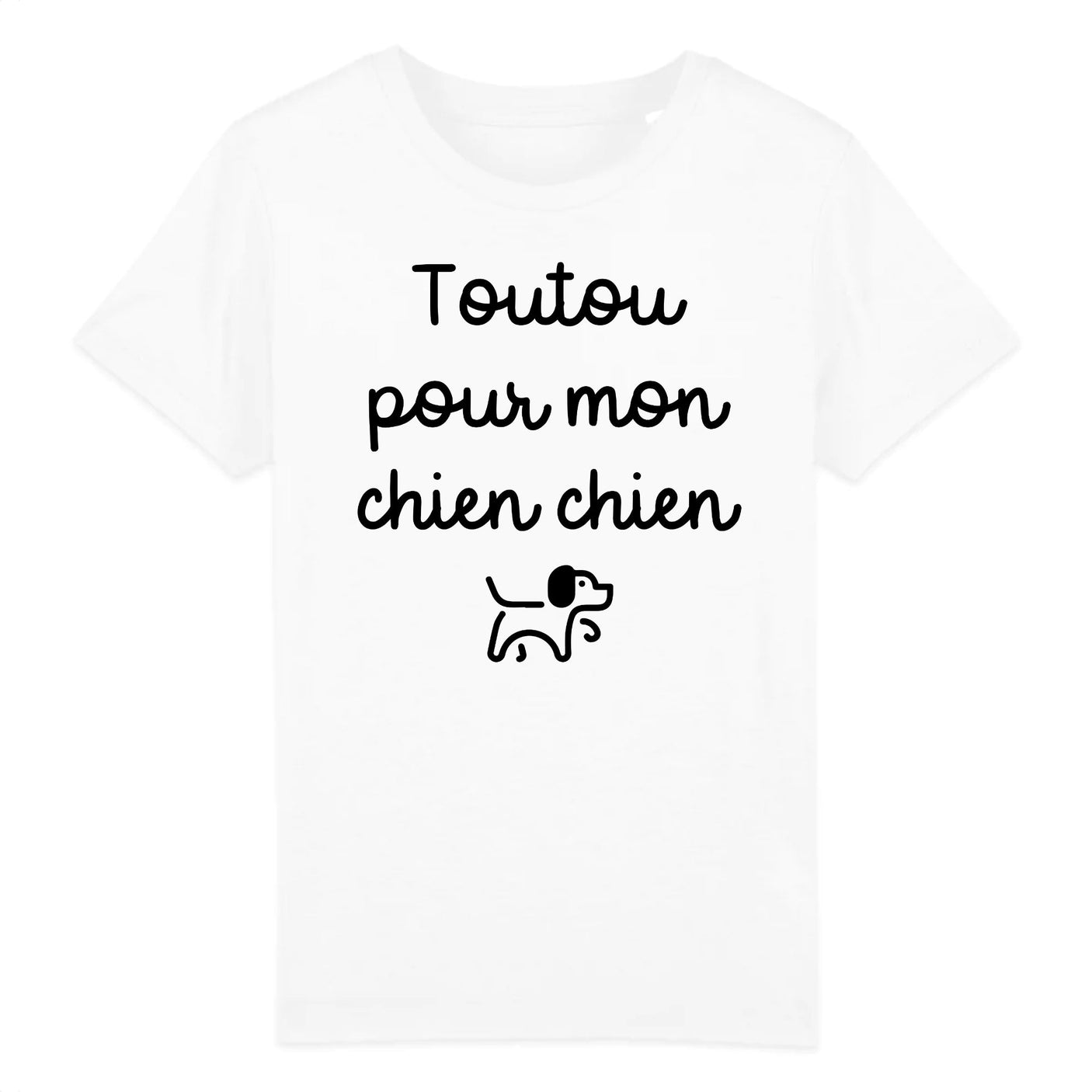 T-Shirt Enfant Toutou pour mon chien chien 