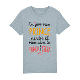 T-Shirt Enfant Un jour mon prince viendra 