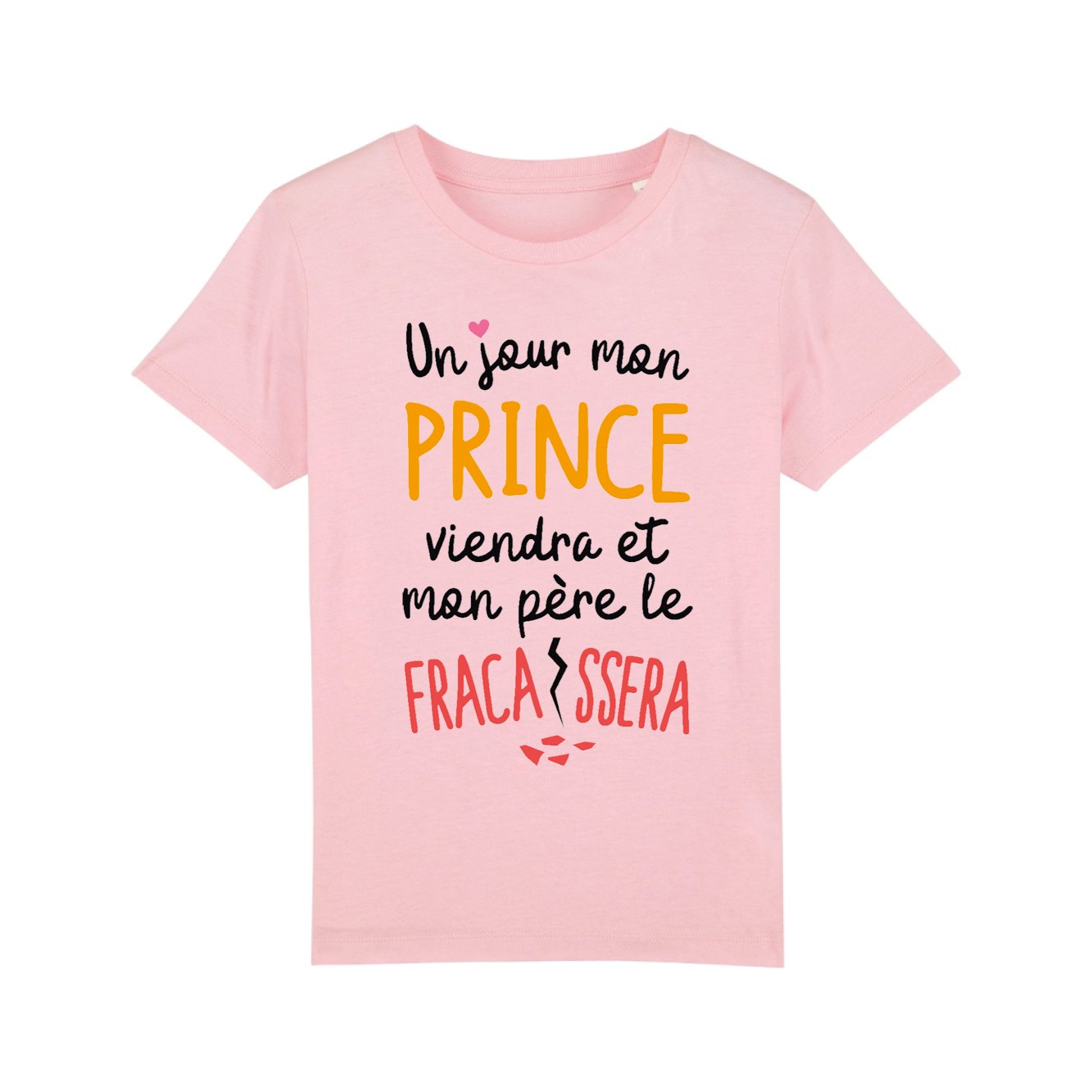 T-Shirt Enfant Un jour mon prince viendra 