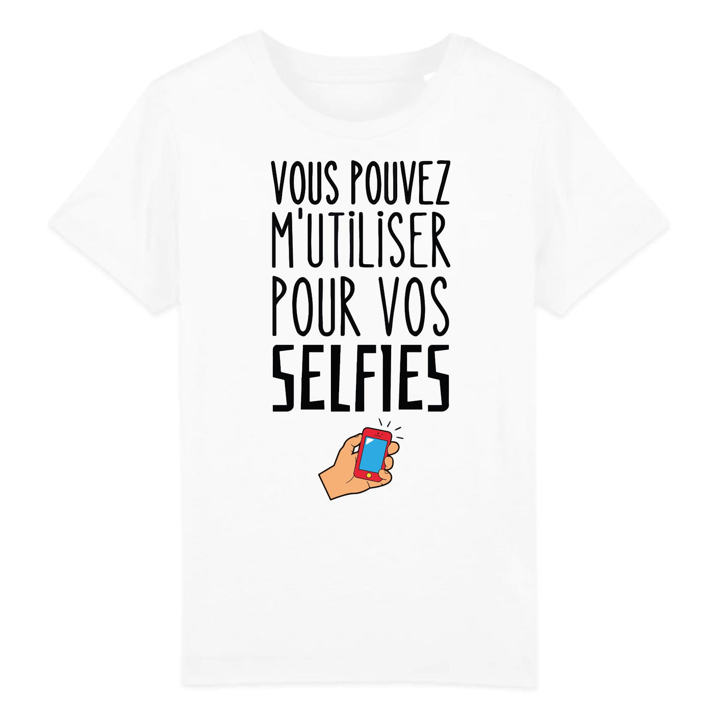 T-Shirt Enfant Vous pouvez m'utiliser pour vos selfies 