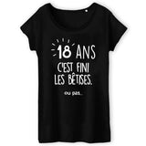 T-Shirt Femme Anniversaire 18 ans 