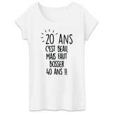 T-Shirt Femme Anniversaire 20 ans 