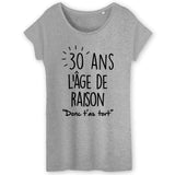 T-Shirt Femme Anniversaire 30 ans 