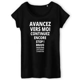 T-Shirt Femme Avancez vers la perfection 